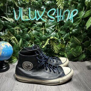 Converse Chuck Taylor Mountain Club Leather Sneaker Boot BLACK 165959C Men's 8